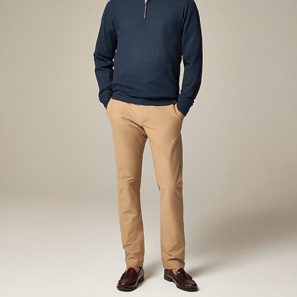 J. Crew Men's 484 Slim-fit tech pant Size 28/38 Savannah Sand Color - Picture 1 of 8
